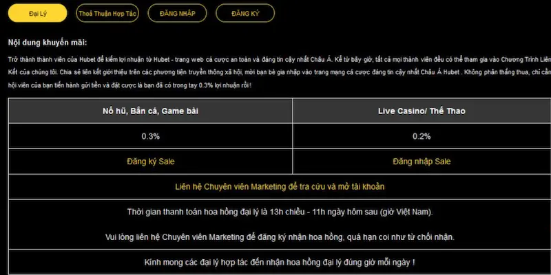 Hướng dẫn chi tiết cách đăng ký đại lý Hubet mới nhất 2026 3 Điểm khác biệt so với các nhà cái khác trên thị trường