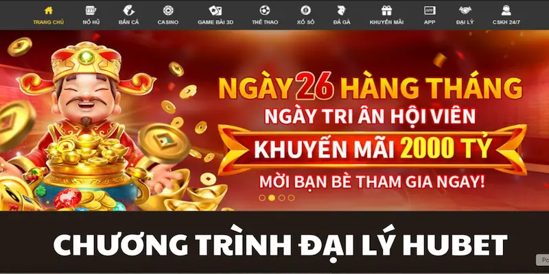 Hướng dẫn chi tiết cách đăng ký đại lý Hubet mới nhất 2026 1 Quyền lợi khi trở thành đại lý